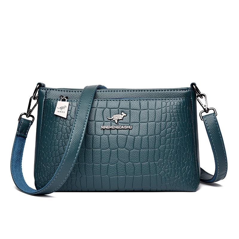 High-end and Elegant Women's Bag, Fashionable and Simple Commuting Single-shoulder Bag, Retro Stone Pattern Crossbody Bag