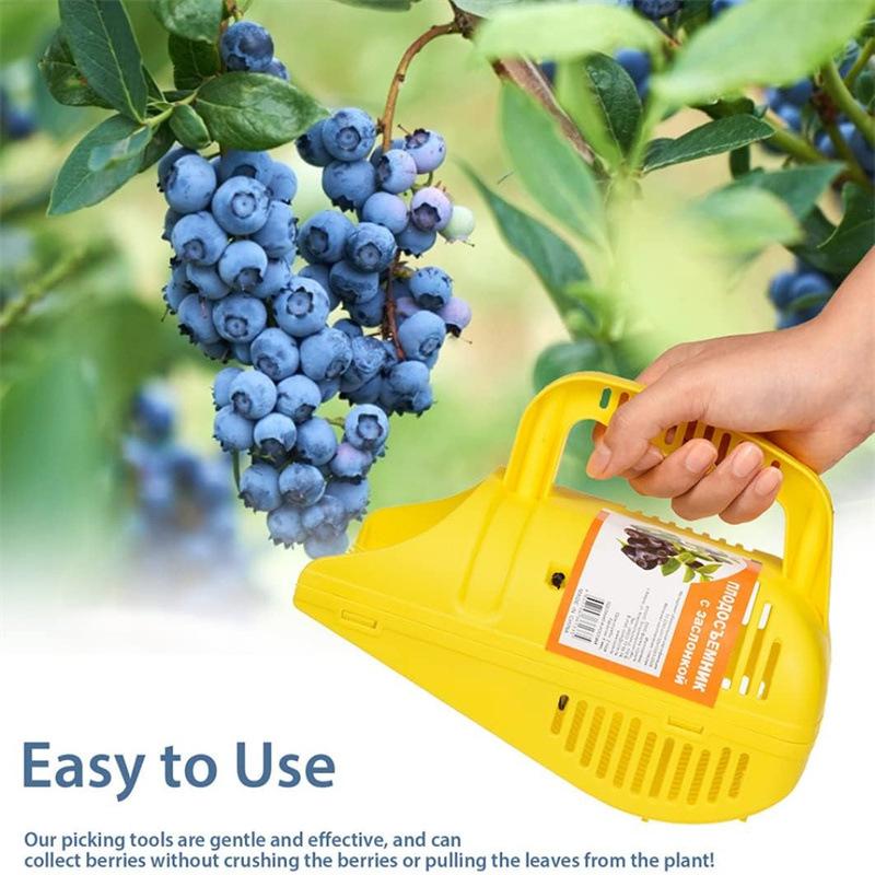Gardening Hand Tool For Harvesting Multifunctional Portable Blueberry Picker With Comb-Shaped Blueberry Rake