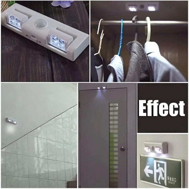 Motion Sensor LED Closet Light, Under Cabinet Lights, Cabinet Lighting Stick-On Motion Activated Light