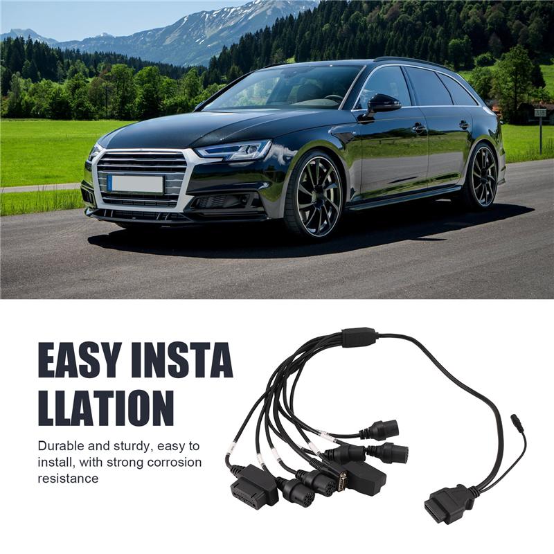 For VW 7-In-1 TCM Kit Supports ECU Clone Read/Write MAP Used OBD Adapter Cable
