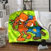Dog Man Flanellen Dekentje Zacht Warm Alle Seizoenen Plaid, Ontwerp voor Kamperen, Autoreizen, Wandelen Bank, Bed, Kantoor Perfect Cadeau voor Feestjes