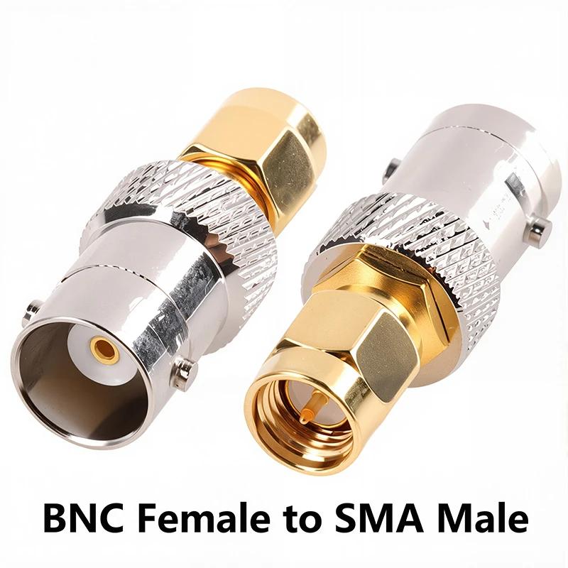 Copper Brass RF SMA to SMA N BNC UHF TNC, RP SMA to PL259 SO239 RF Coaxial Converter Straight Connector