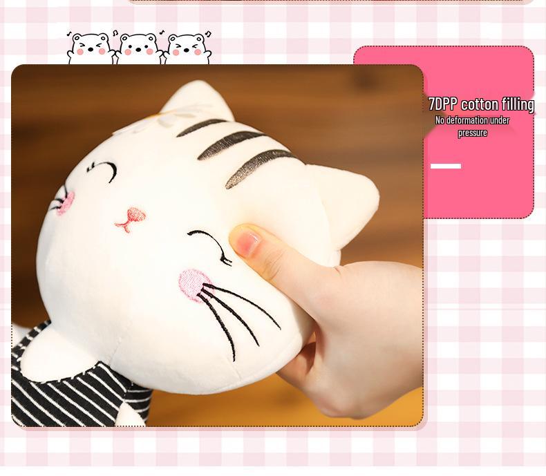 Yoga Cat Plush Toy: Cute Kitten Rag Doll for Children's Gift or Claw Machine Activity