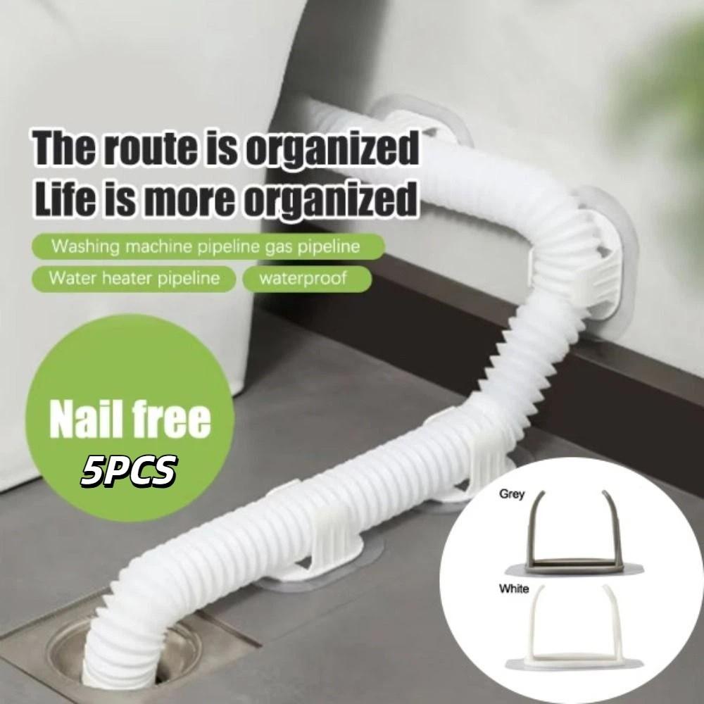 Self-adhesive Cable Clips Plastic Pipe Support Fasteners Pipe Holder Fasteners Wiring Hose Clamp