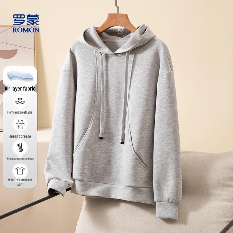 

Luomeng Women s Air Layer Hooded Pullover Sweatshirt L