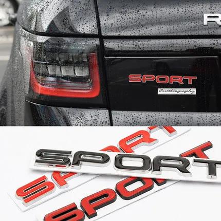 3D Metal SPORT Supercharged HSE SDV6 SDV8 LUXURY Si4 Emblem BJT4WS Car Trunk Badge Stickers For Range Rover Autobiography Discovery