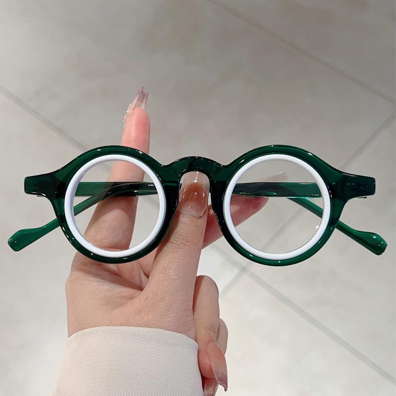 Vintage Luxury Brand Designer Round Optical Glasses Small Frame Women For Men Steampunk Computer Popular Myopia Glasses Frame