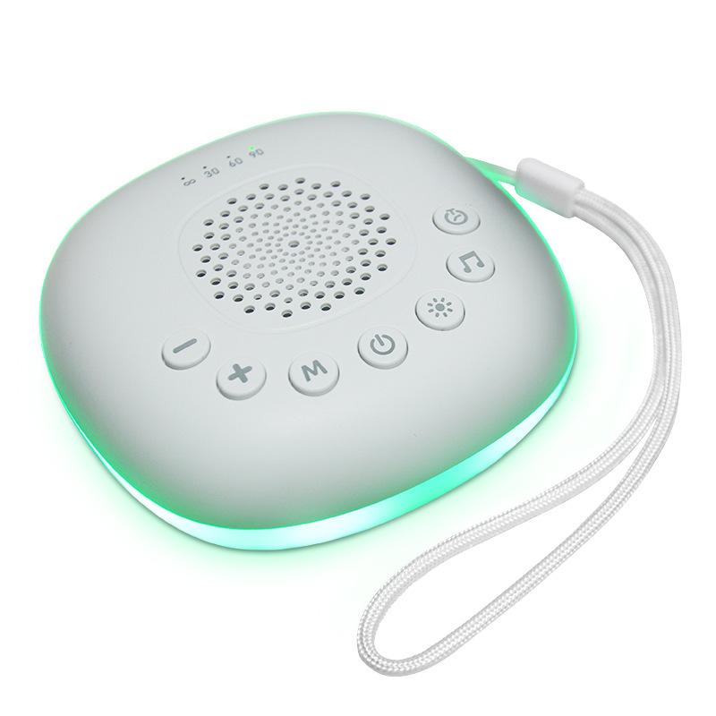 Portable White Noise Sleep Machine with Sleep Light, Kids Soothing Sleep Aid, White Noise Music Sleep Helper