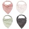 Three States 2025 Women's Thin Floral Headband Scarf: Elastic European & American Triangle Hair Accessory
