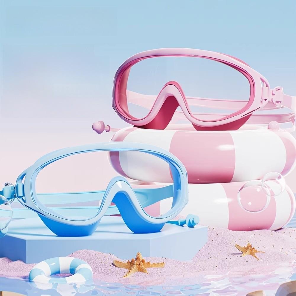 Childrens Waterproof Antifog Pc Swim Goggles For Kids Pool Swimming Practice