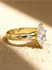 925 Sterling Silver Fashionable Luxury Elegant Marquise Zircon Ring for Women Anniversary Wedding High Quality Fine Jewelry