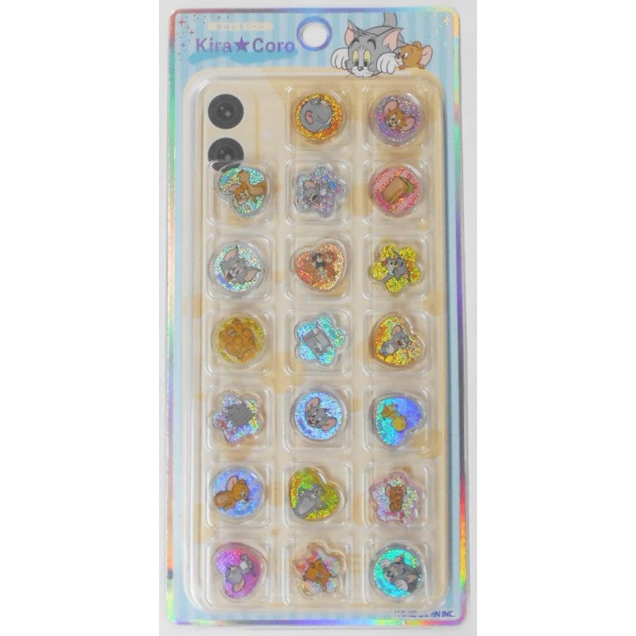 

Kamio Japan Tom and Jerry KiraCoro Hojiki Seal Stickers 3D Deco Decoration 068154