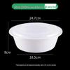 Disposable Wheat Straw Round Takeout Container with High Lid