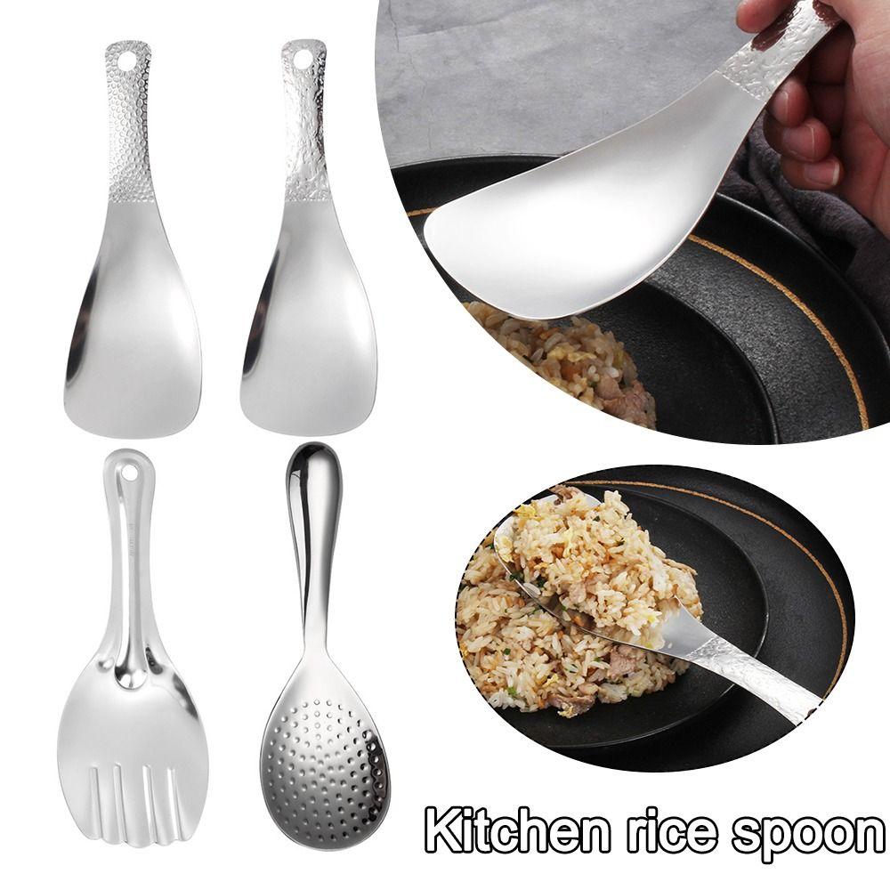 Thickened Rice Spoon Durable Canteen Serving spoon Portable Rice Shovel  Kitchen Tools