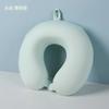 Ice Silk Cooling U-Shaped Neck Pillow Portable Foldable Comfortable Travel Support for Airplane Office Home Use