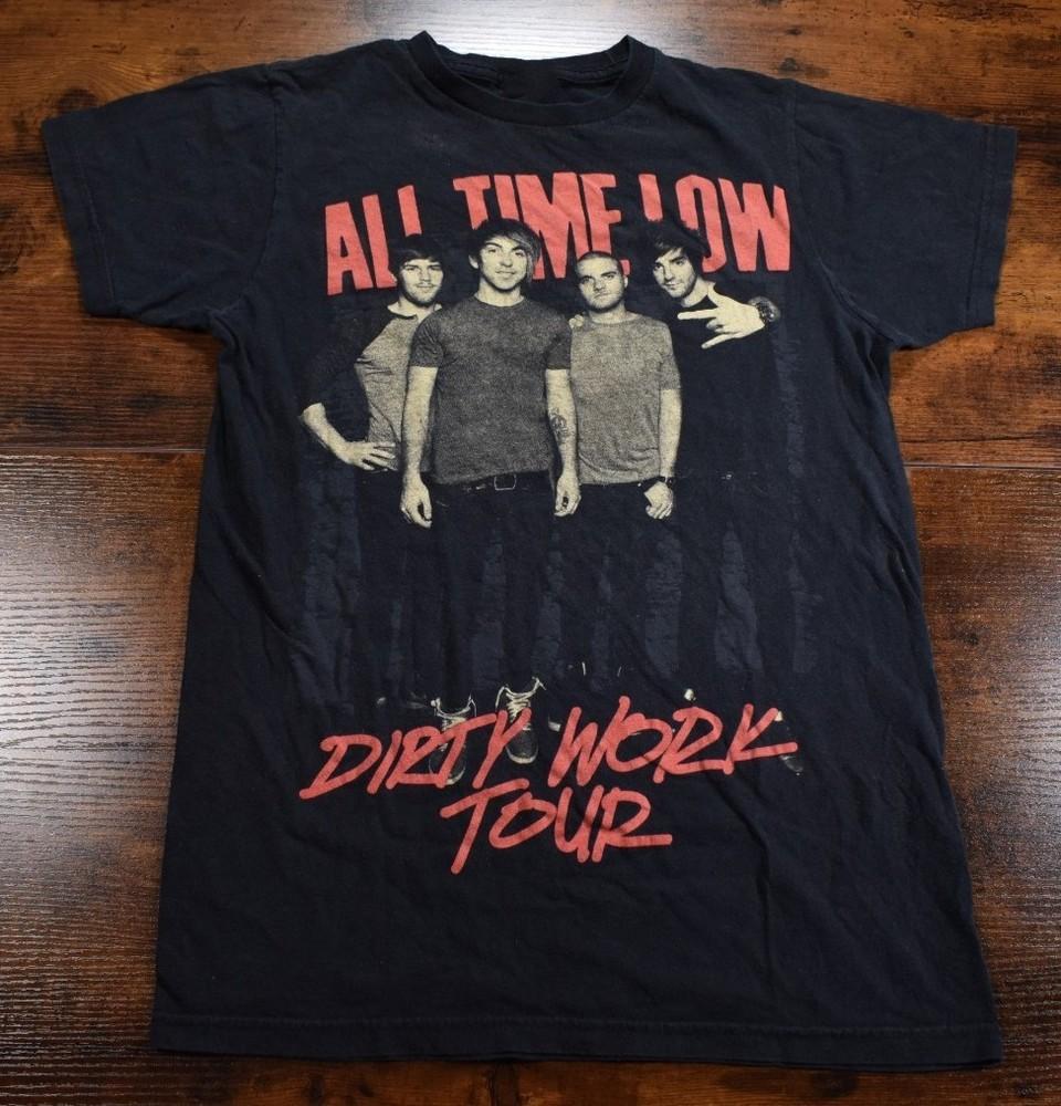New All Time Low 2011 Dirty Work Christmas Gift Unisex S-5XL Shirt ZO22 Unisex T-Shirt L