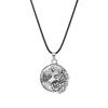 Viking Retro Wolf Head Pendant Necklace - European & American Style Fashionable Men's Accessory