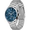BOSS Champion Blue Dial Silver Stainless Steel Bracelet Men's Quartz Watch 1513818