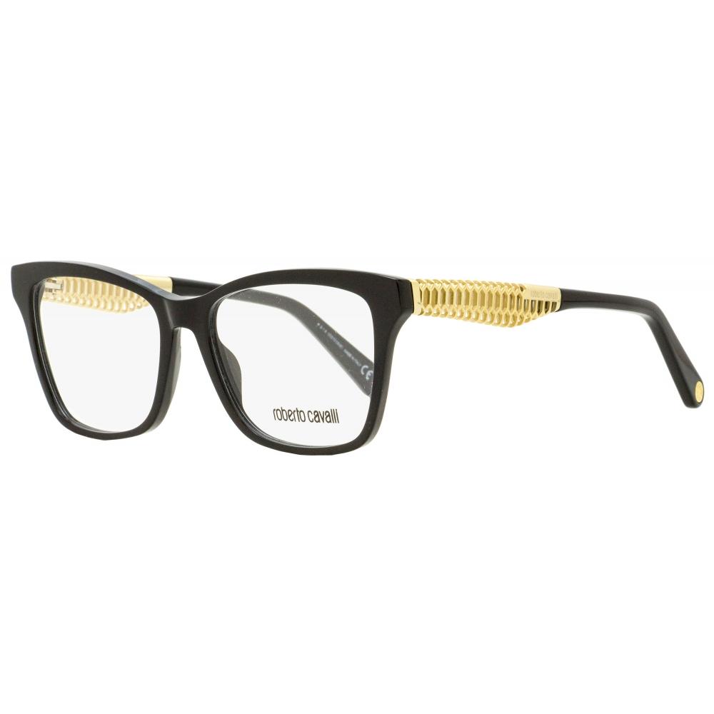 

Женские прямоугольные очки Roberto Cavalli RC5089 001 Черное золото 53 мм 001