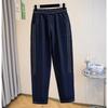 DIMANAF 2025 Autumn Winter Plus Size Jeans New Women Blue Vintage Cotton Denim Long Pants Thicken Flocking