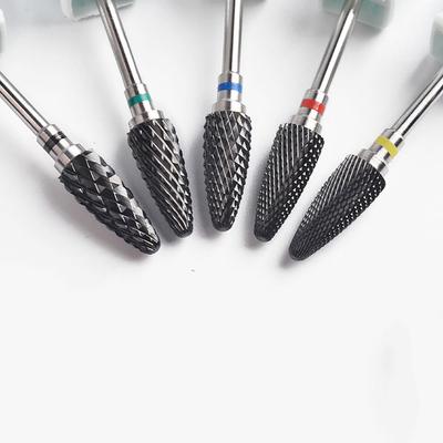 Ceramics Nail Drill Bits Cylinder UV Gel Remover Electric Drill Burr Ceramic Manicure Tool Accessories