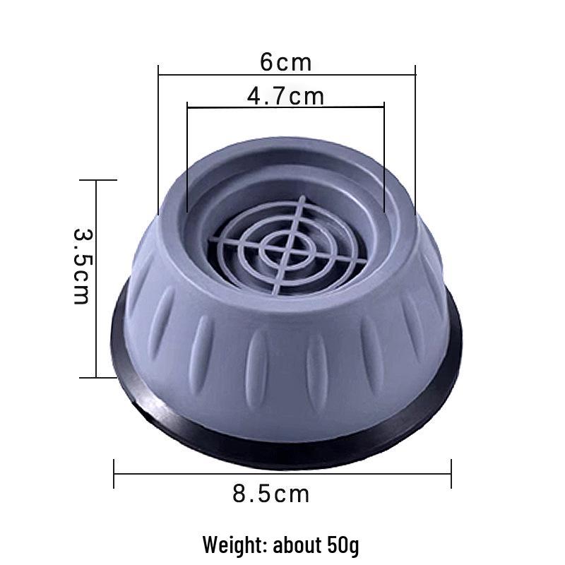 Anti-Slip Shock Absorbing Washer Base Pads – Universal Heightening, Vibration Reduction, Silent Stability