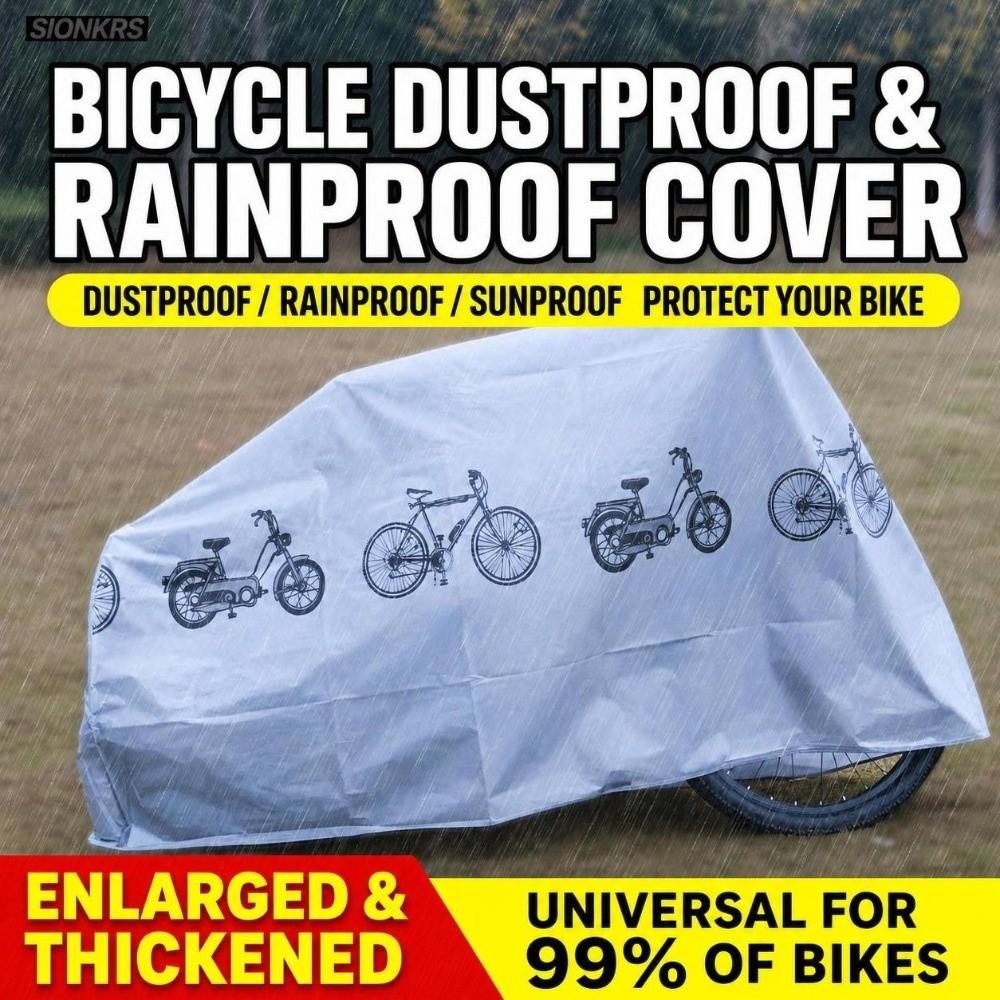 Outdoor Sunscreen Bike Cover Dustproof Electric Vehicle Rain Cover Motorcycle Cover All Seasons