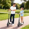 Kick Scooter for Kids Ages 8+, Teens & Adults, 2-Wheel Toddler Scooter with Adjustable Height Handlebar, Wide Anti-Slip Deck, Foldable Lightweight for