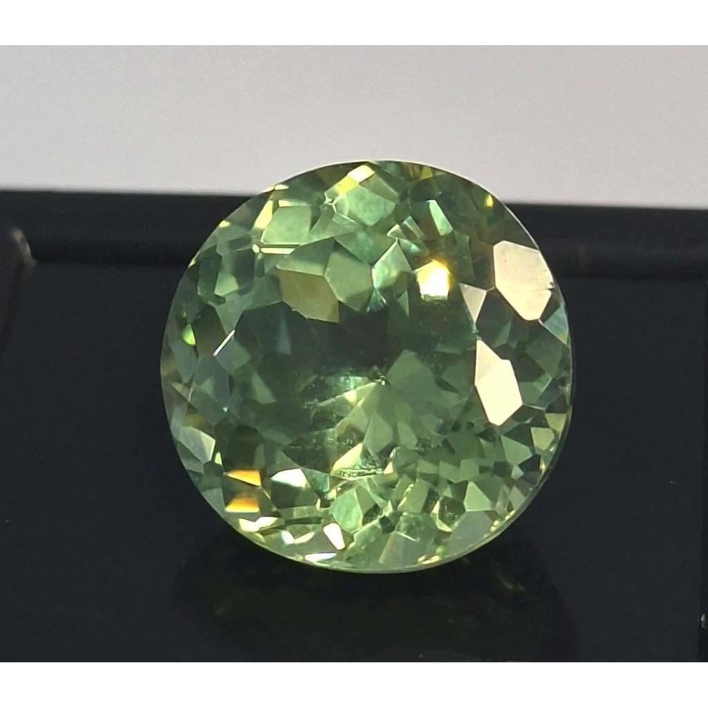 Round Cut Natural Green Sapphire 10-12 Ct Fabulous Certified Loose Gemstone