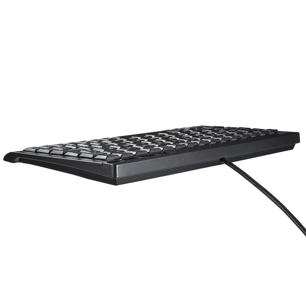 Sanwa Supply Mini & Slim USB Keyboard with Pantograph, No Numeric Keypad, Black, SKB-SL28BK