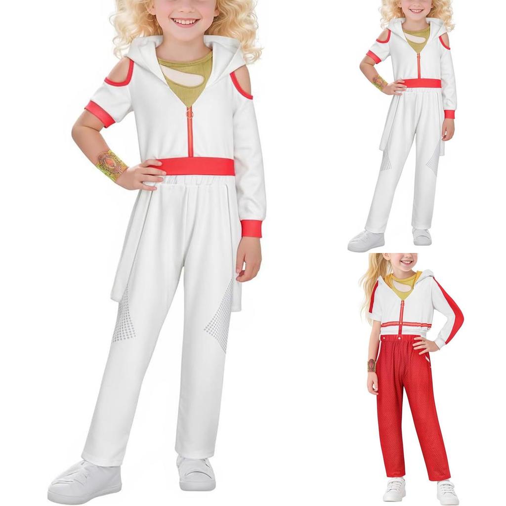Halloween Role Play Hooded Suit Kids COS Costume