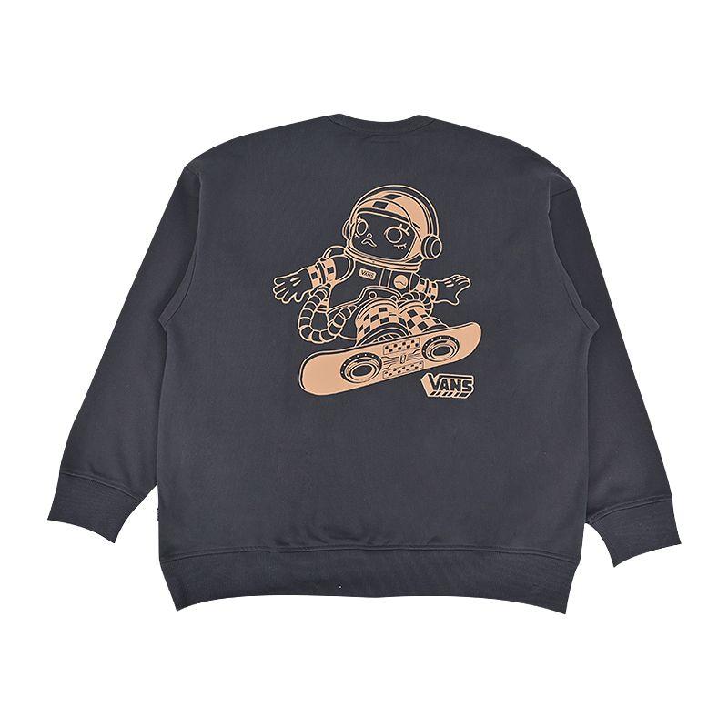 Vans Off The Wall Pullover Crewneck Sweatshirt Men Sweatshirt VN000SPFBLK