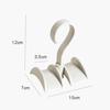 4Pcs Rotatable Closet Organizer Hangers Handbag Hanging Storage Holders Hooks