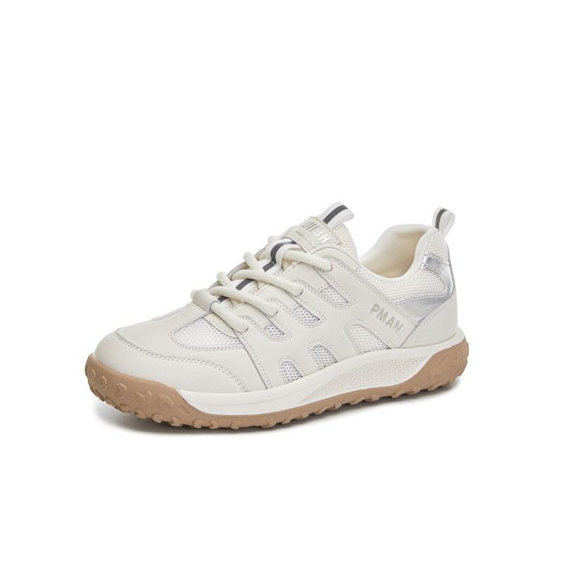 Kids Shoes Womens Chunky Sole Casual Sneakers Breathable Mesh Upper Round Toe Low-Top Walking Shoes