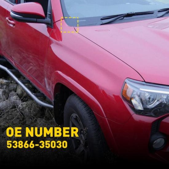 For TOYOTA 2010- 4RUNNER FRONT PASSENGER SIDE COWL COVER SEAL 53866-35030 I