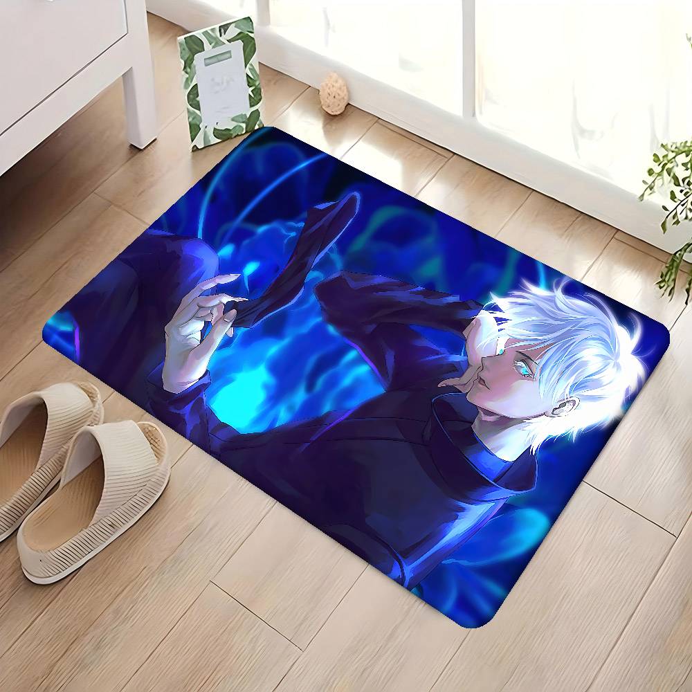 Jujutsu Kaisen Satoru Gojo Hallway Carpet Washable Non-Slip Living Room Sofa Chairs Area Mat Kitchen Doormat Area Rug