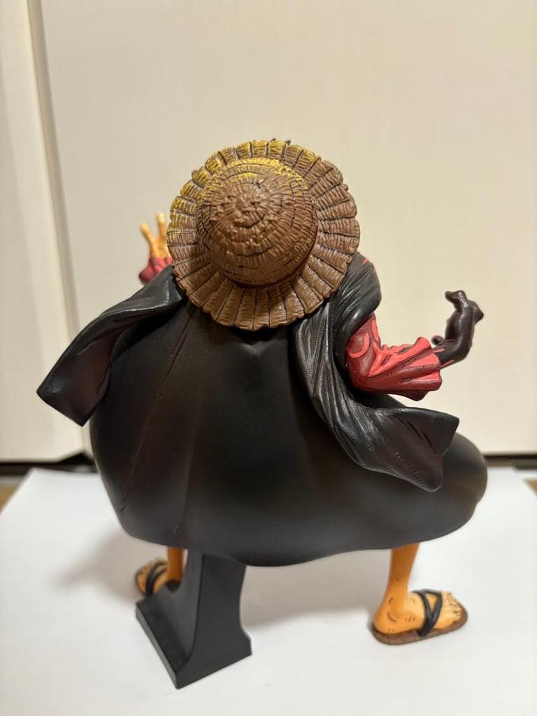 [USED] One Piece Luffy figure, 2D coloring, repainted
