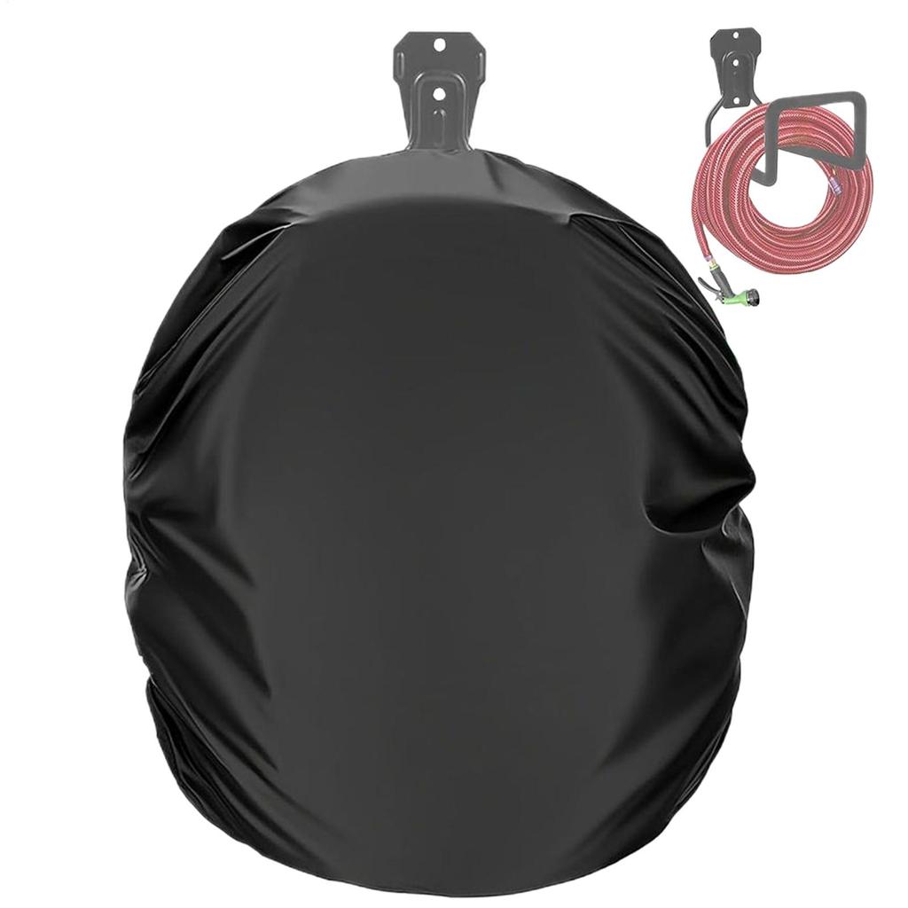 Garden Wall Hose Hook Cover Space-Saving Wall Mounted Hose Dustproof UV Resistant Oxford Cloth Garden Hose Reel Protection Cover