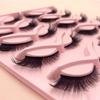 Faux Cils Européens & Américains Style Yeux de Renard Inclinés - Pack de 7 Paires, Coin Externe Allongé, Bande Complète