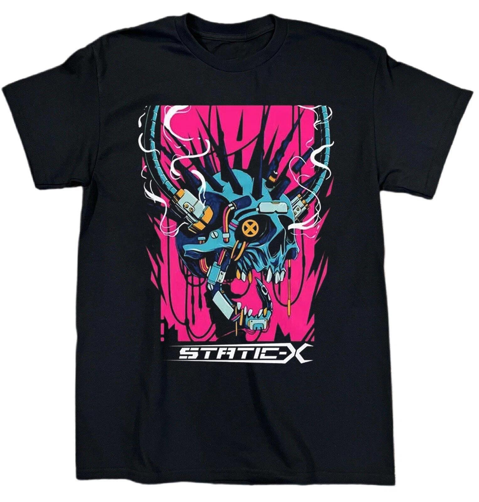 New Static X Band Album Heavy Cotton Black All Size T Shirt XXXXL
