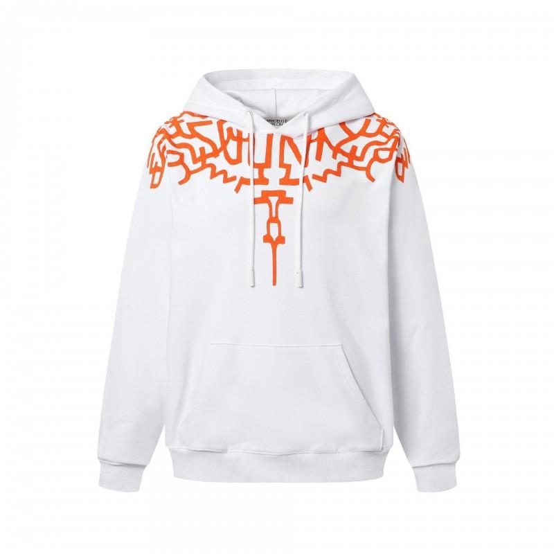 Felpa da uomo oversize con cappuccio con stampa Ala Fantasma Design Serpente Fulmine Abbigliamento Casual
