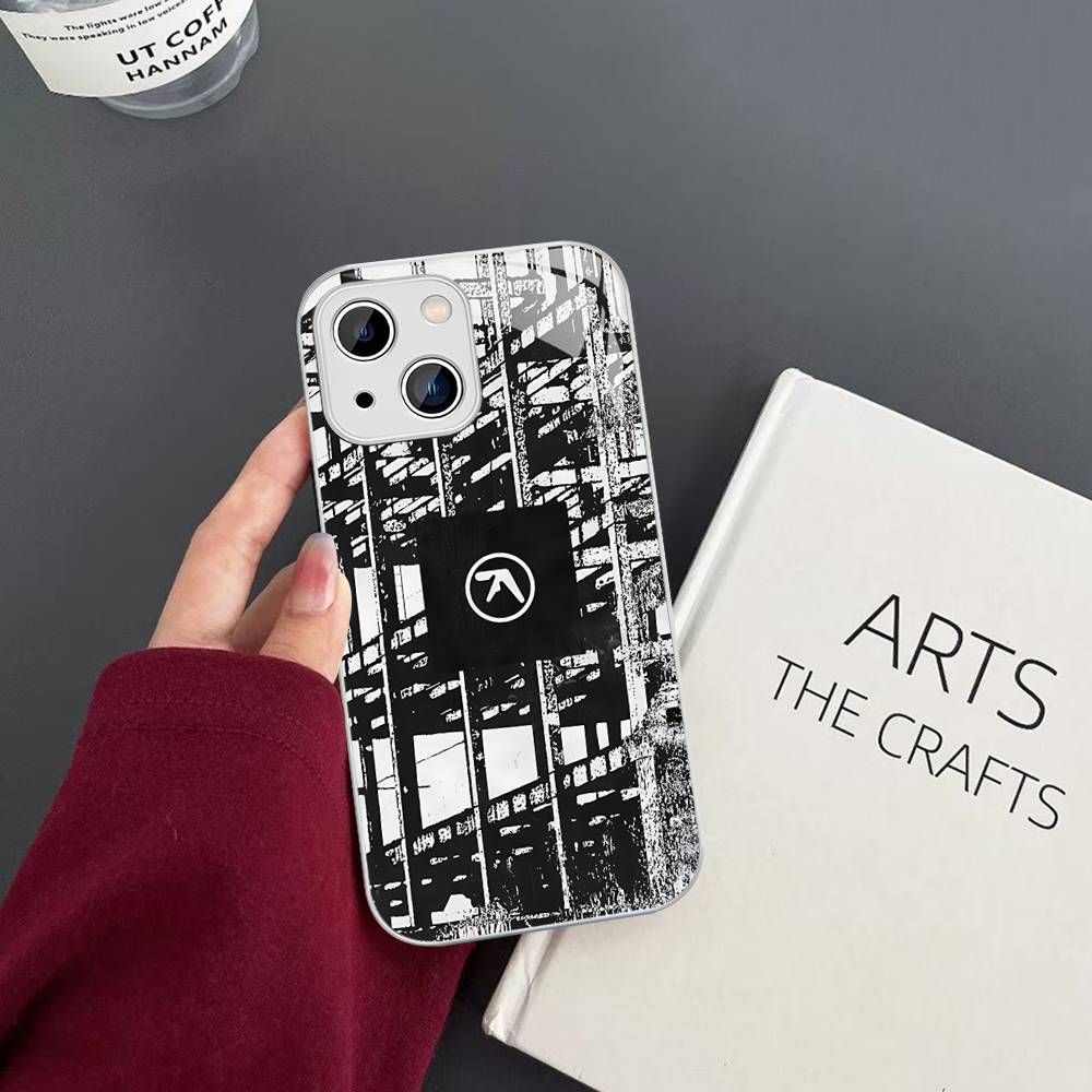 Music Band A-Aphex T-Twin Tempered Glass For Iphone 14 13 12 11 Pro Mini XS MAX 14Plus X XS XR Fundas