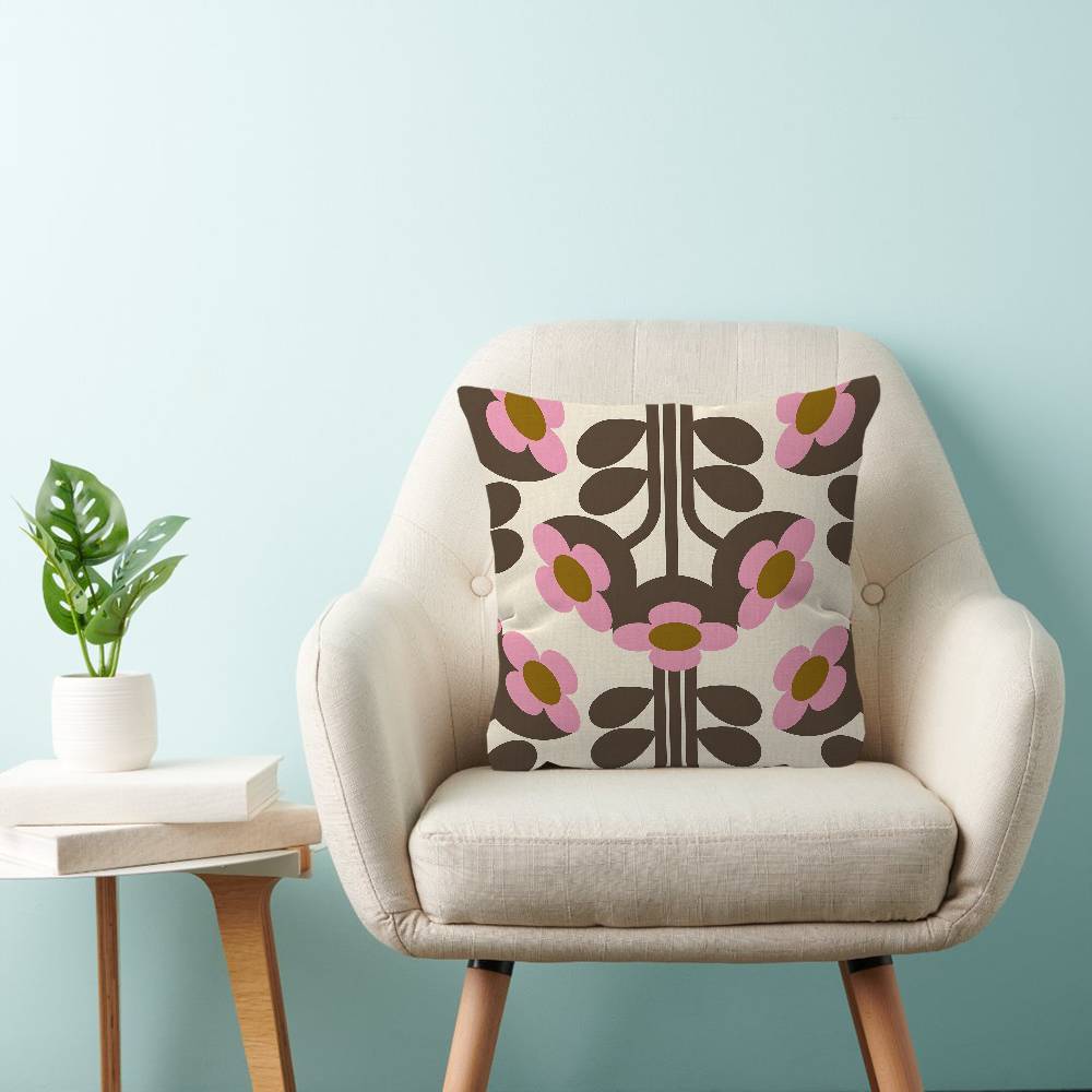 Orla Kiely Blatt Blume Cartoon Kissenbezug Design Kissenbezug Dekoration Feiertagsdekoration