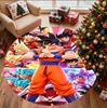 DRAGON BALL Desenli Yuvarlak Halı, İç/Dış Mekan Paspası, Piknik, Oyun Odası, Yatak Odası, Ofis, Oturma Odası, Ev Dekorasyonu Halısı, Doğum Günü Hediyesi