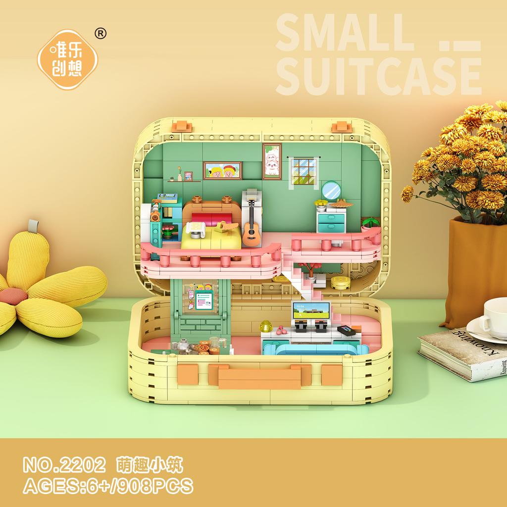 Girls Series Assembled Building Block Warm Home House Princess Castle Children Educational Toys Valentine'S Day Gift