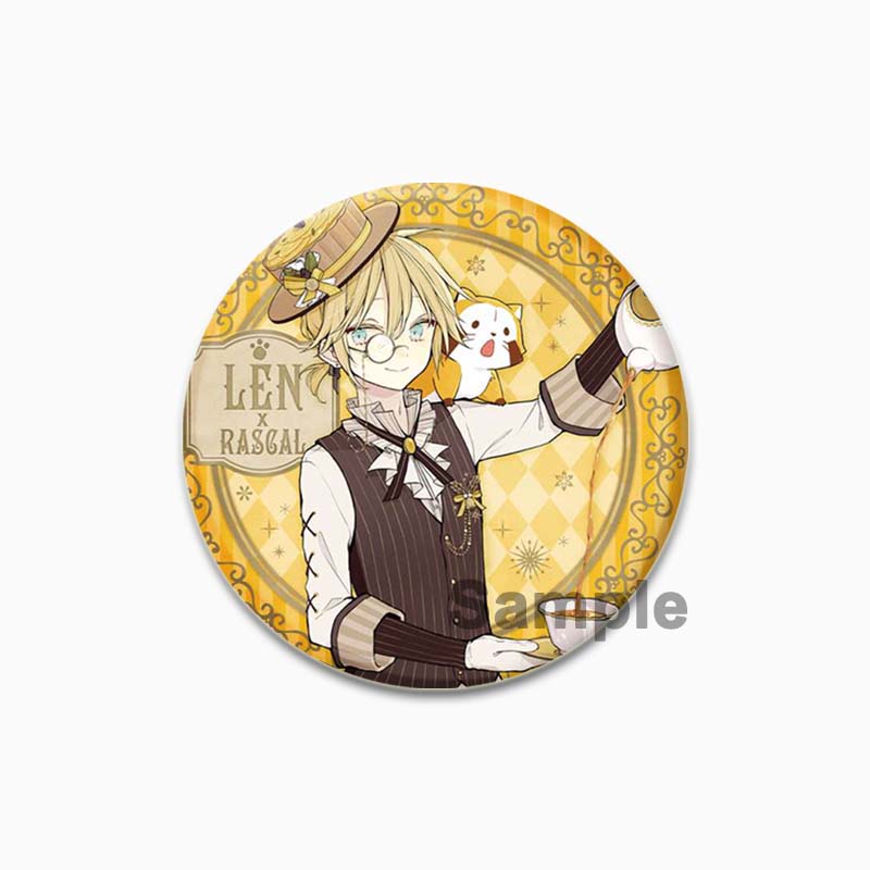 

32/44/58 мм Хацунэ Мику аниме круглая брошь ручной работы изысканные эмалированные лацканы для подарочной одежды шляпа аксессуары для рюкзака 32mm