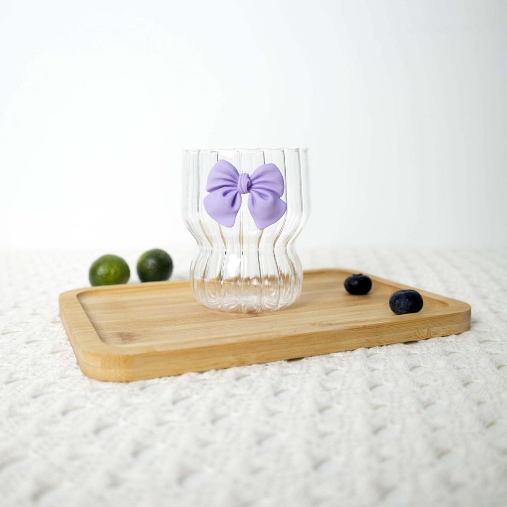 Milchbecher Glasbecher Einfache Wasserbecher Schöne Kaffeetassen Glas Saftbecher Glasmaterial Perfekt für den täglichen Gebrauch