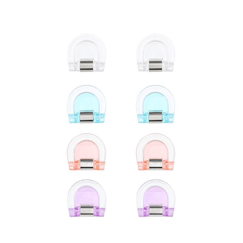 8Pcs Paper Clip, Multi-purpose Invisible Leg Shortening Clip, Candy Color Binder Clips, Page Holder Office Study Binder Clips