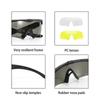 Taktische Brille CS Airsoft Winddicht Armee Schießen Polarisierte Brille HD 3 Linsen Motorrad Radfahren Outdoor Sichere Brille