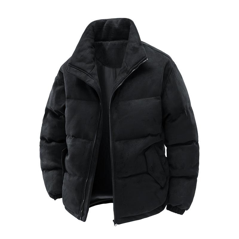 Veste en coton à col montant pour hommes et femmes Section de la veste en coton d'hiver décontractée et épaissie Manteau en coton pour couples Veste Manteau Homme